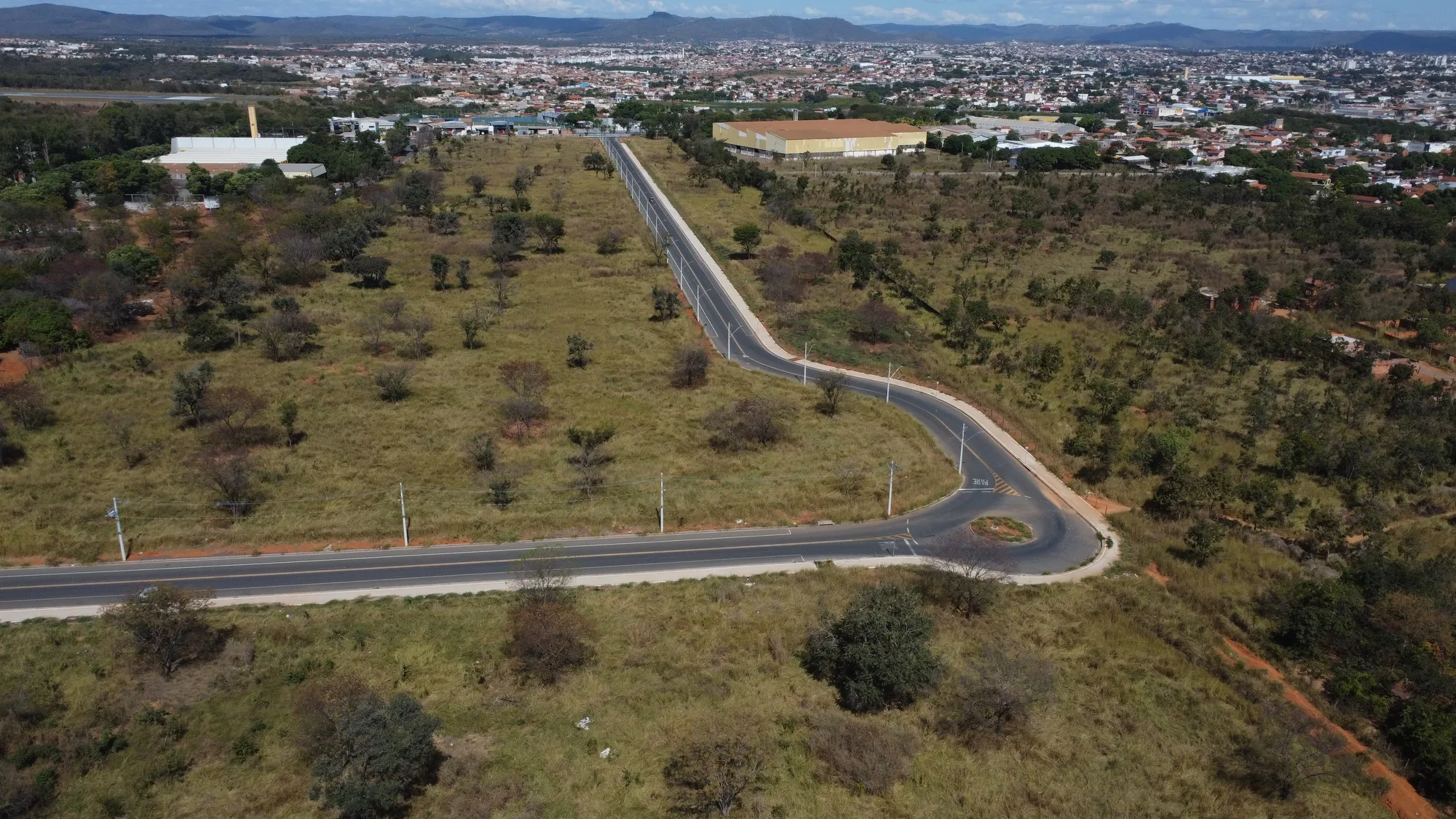 Vista do projeto Avenida Parque Cidade em Montes Claros